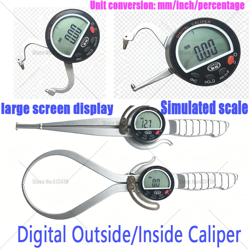 Digital Caliper 150Mm Stainless Steel - Paquímetro digital externo de 0-6 polegadas