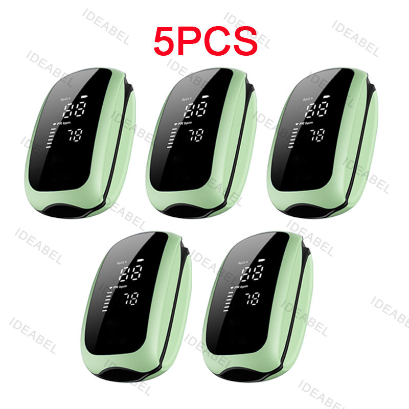 Pulse Oximeter Fingertip Rechargeable - Kit com 5 Oxímetros de Dedo