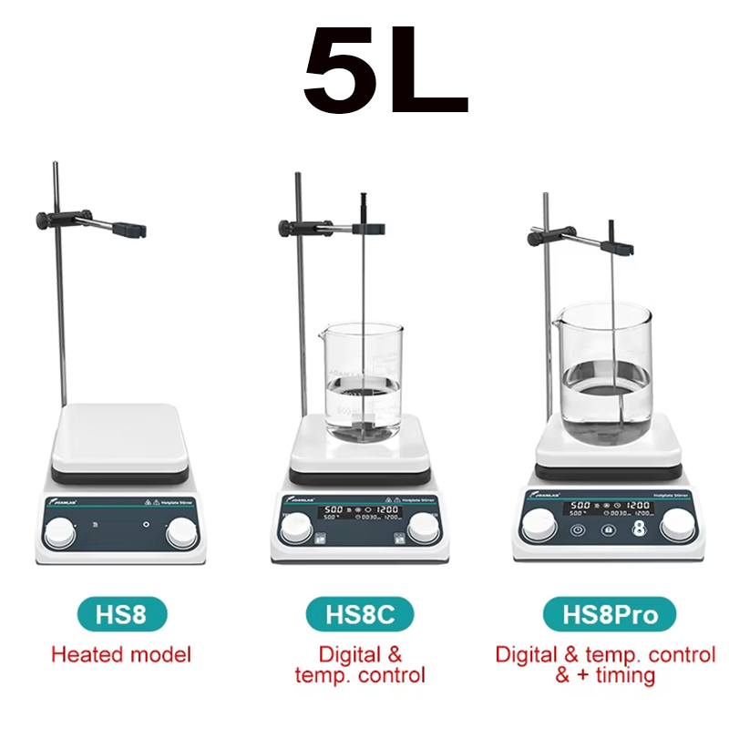 Lab Magnetic Stirrer Hot Plate - JOANLAB Agitador Magnético Laboratório Display Digital