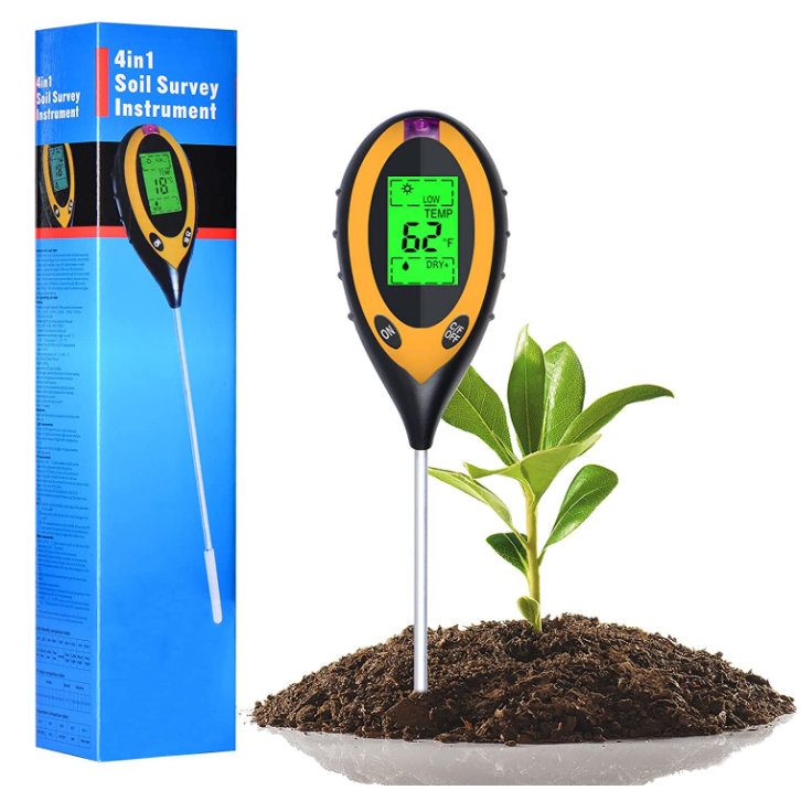 Ph Meter Digital Water Tester - Testador de Solo 4 em 1: