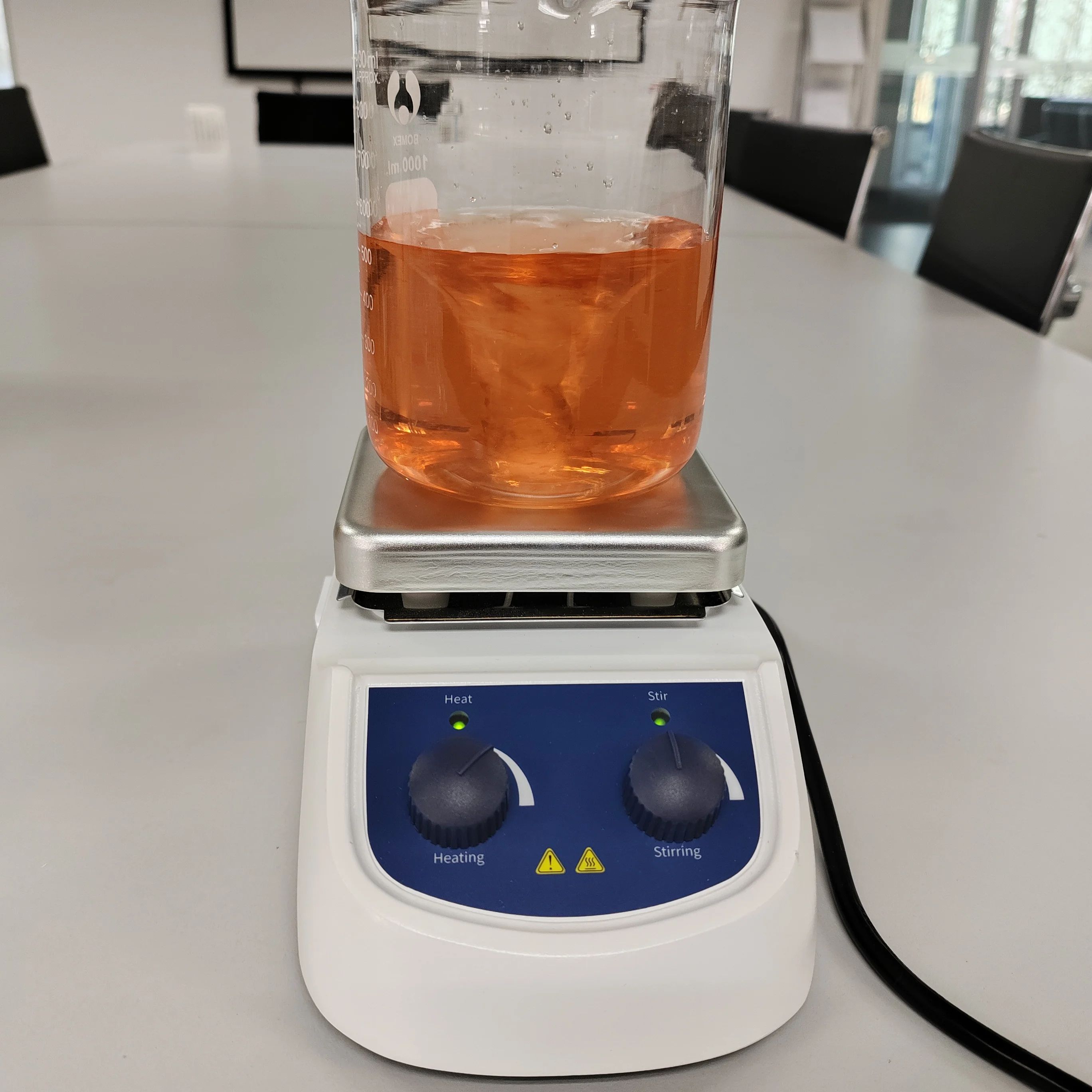 Lab Magnetic Stirrer Hot Plate - MS4-H380-E 5L Agitador Magnético com Placa