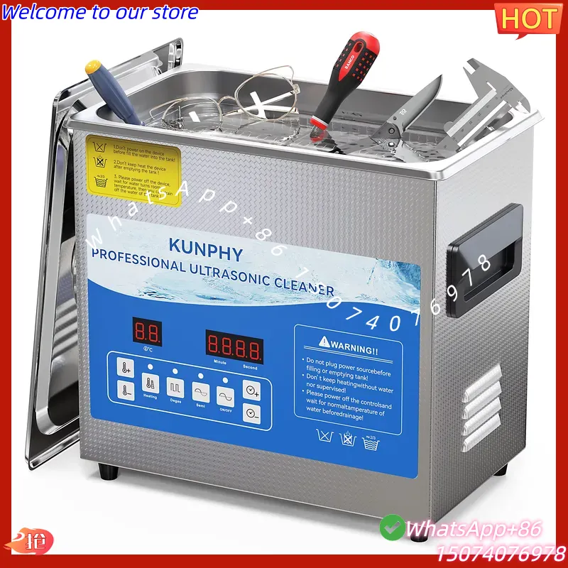 Ultrasonic Cleaner 30L Industrial - Máquina de Limpeza Ultrassônica Digital Profissional