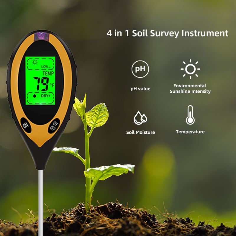 Medidor de pH do Solo 4 em 1:  - Ph Meter Digital Water Tester avaliação e preço