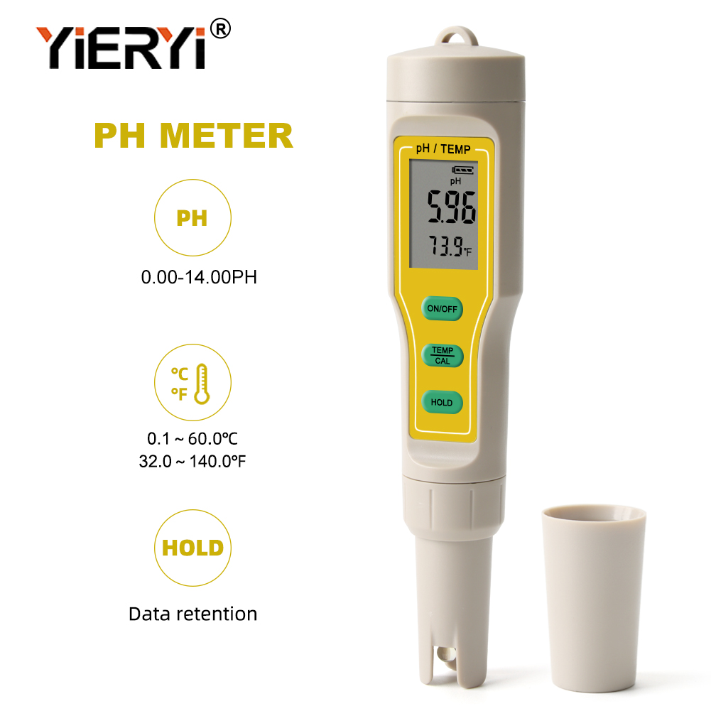 Yieryi digital Ph-03 medidor d - Ph Meter Digital Water Tester avaliação e preço