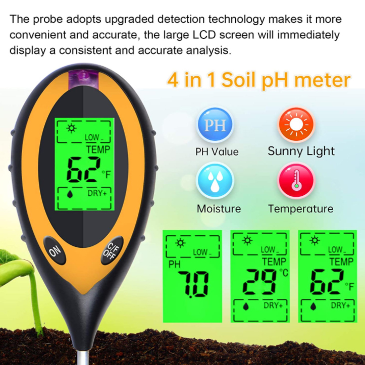 Testador de Solo 4 em 1: Medid - Ph Meter Digital Water Tester avaliação e preço