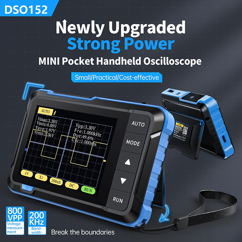 FNIRSI DSO152 Mini Osciloscópi - Fnirsi Digital Oscilloscope Handheld avaliação e preço