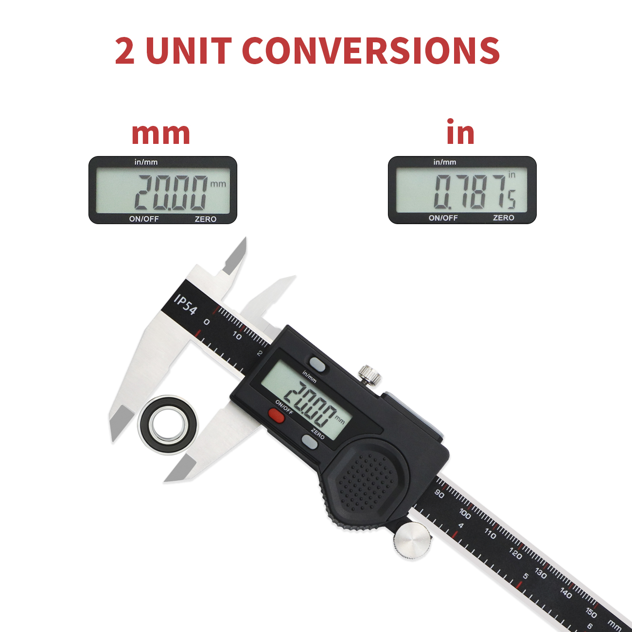 Calibrador Digital à Prova d'Á - Digital Caliper 150Mm Stainless Steel avaliação e preço