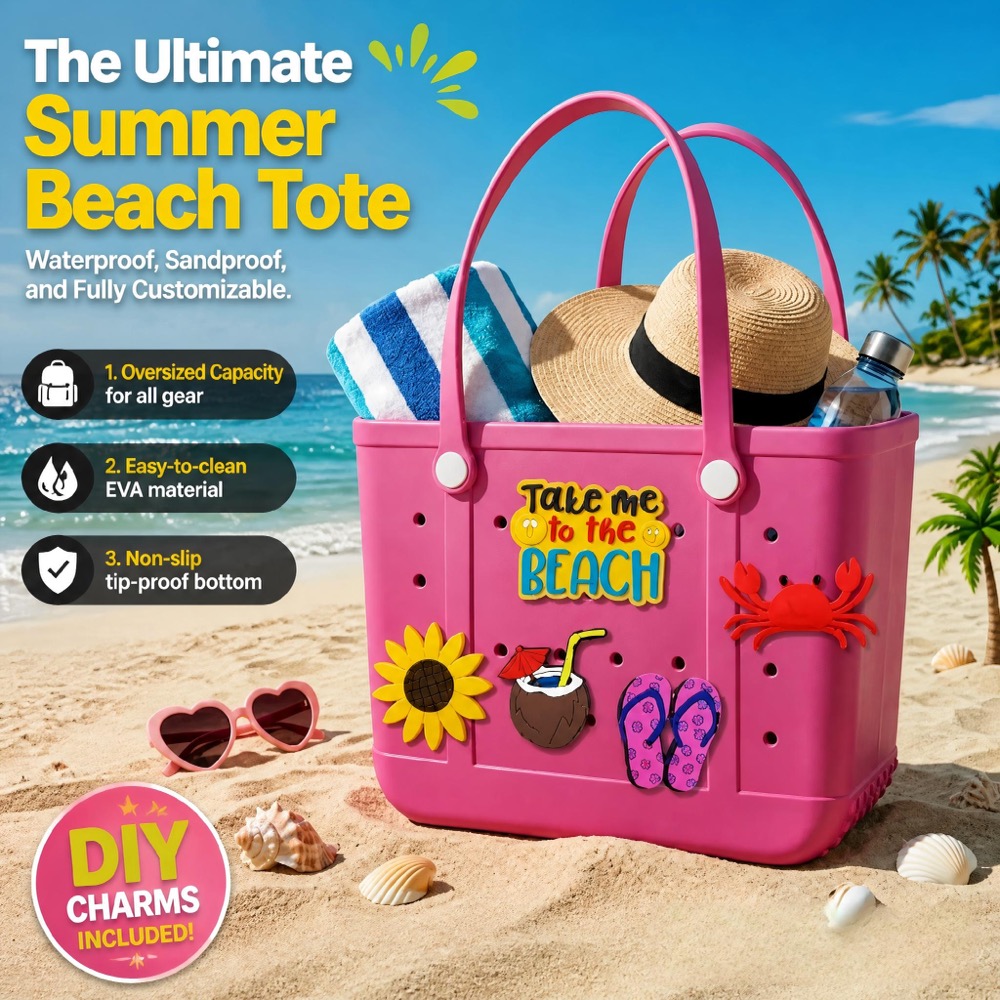 Bolsa de Praia de Borracha Gra - Packaging avaliação e preço