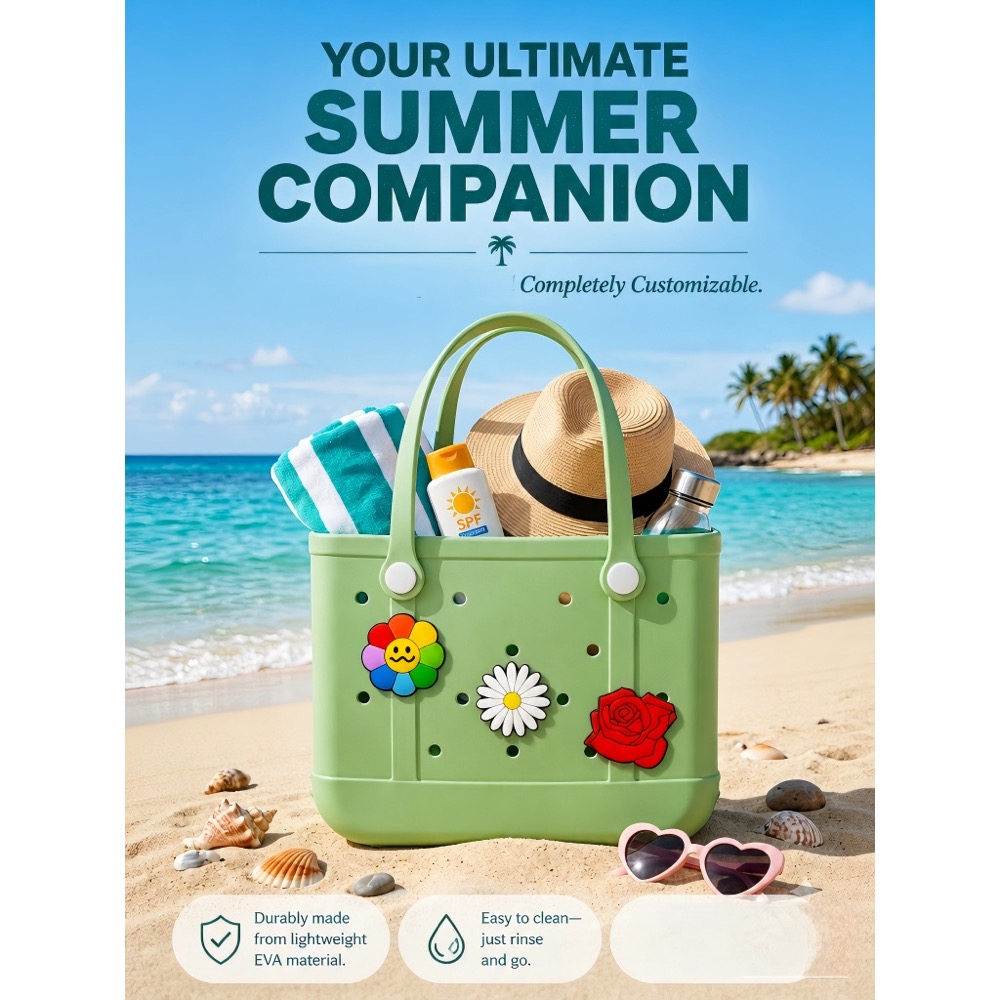 Bolsa de Praia de Borracha Gra - Packaging avaliação e preço