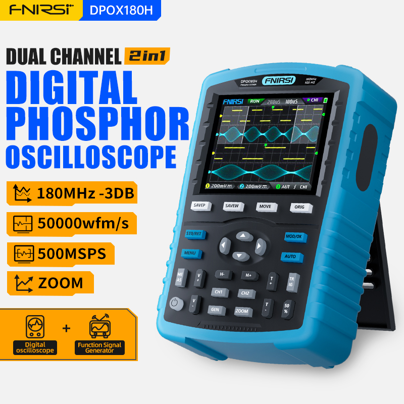 Osciloscópio digital portátil  - Fnirsi Digital Oscilloscope Handheld avaliação e preço
