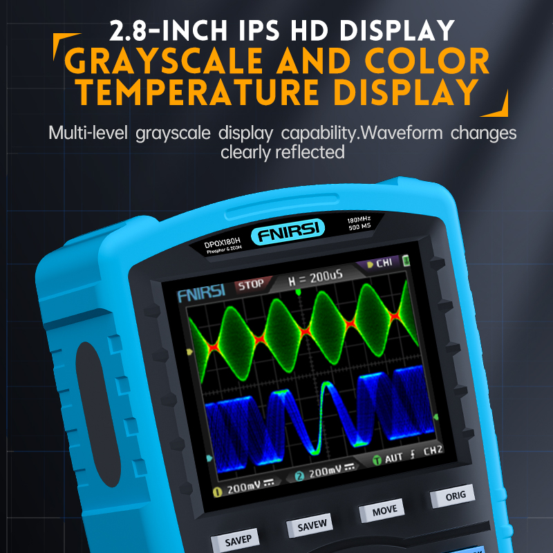 Osciloscópio digital portátil  - Fnirsi Digital Oscilloscope Handheld avaliação e preço