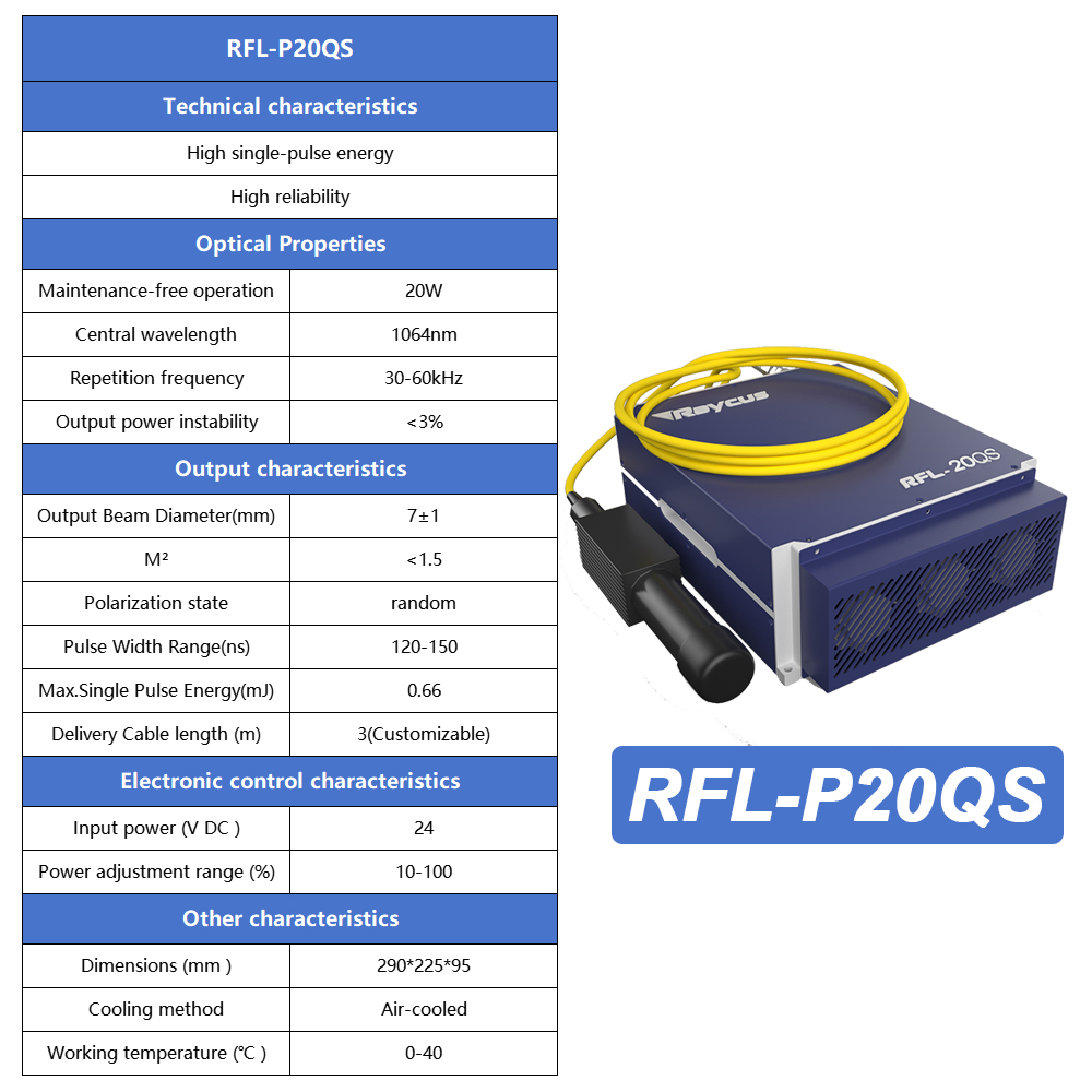 Fonte de Laser Original Raycus - Fiber Laser Marking Machine 30W avaliação e preço