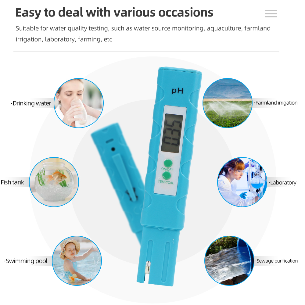 Medidor de pH para Aquário, Ca - Ph Meter Digital Water Tester avaliação e preço