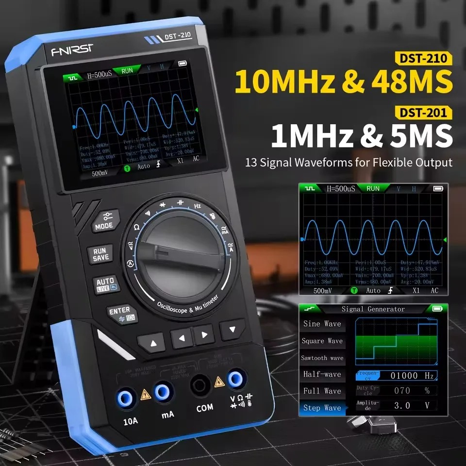 Multímetro Digital 3 em 1 DST2 - Fnirsi Digital Oscilloscope Handheld avaliação e preço